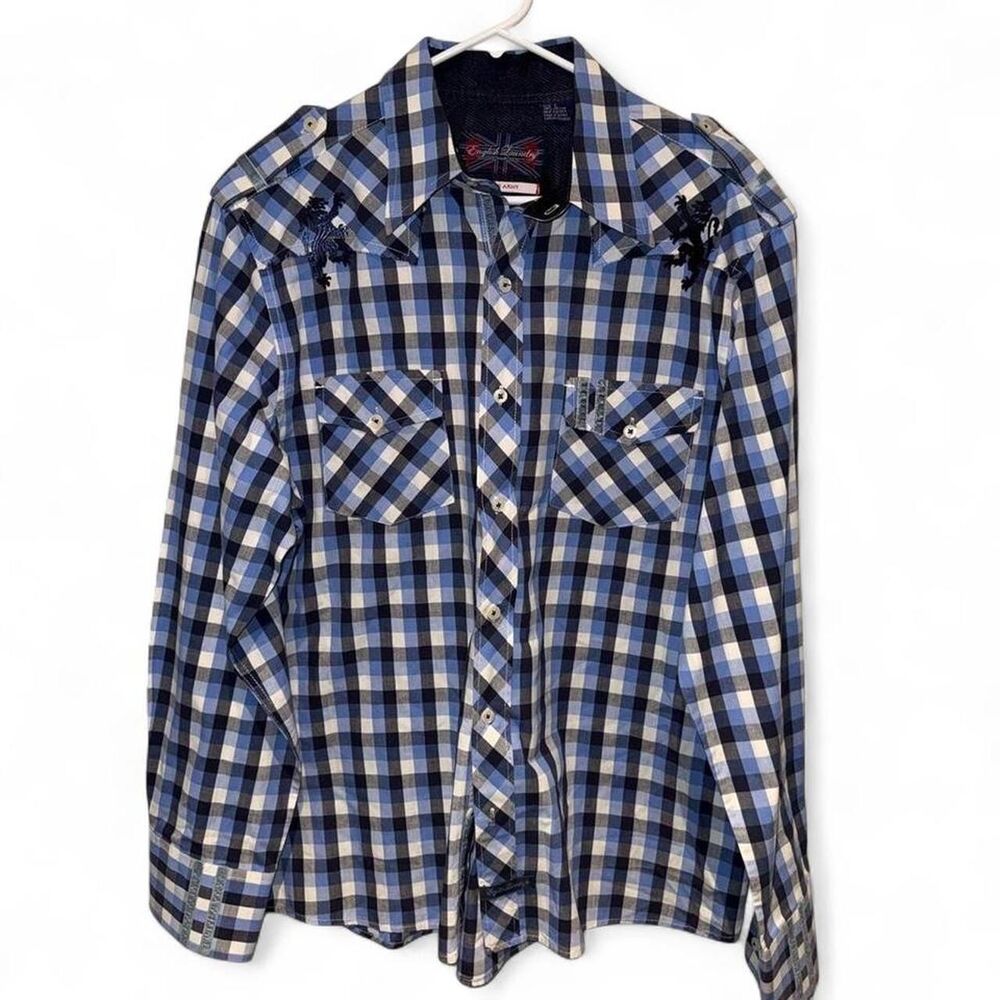 Hand Sewed English-laundry Men's multi Shirt